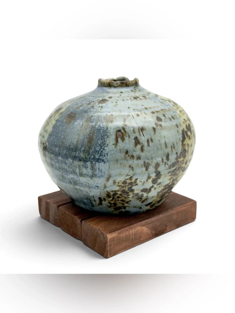 Kintsugi Vase Handmade Pottery Gold Crack Art Personal Growth Gift